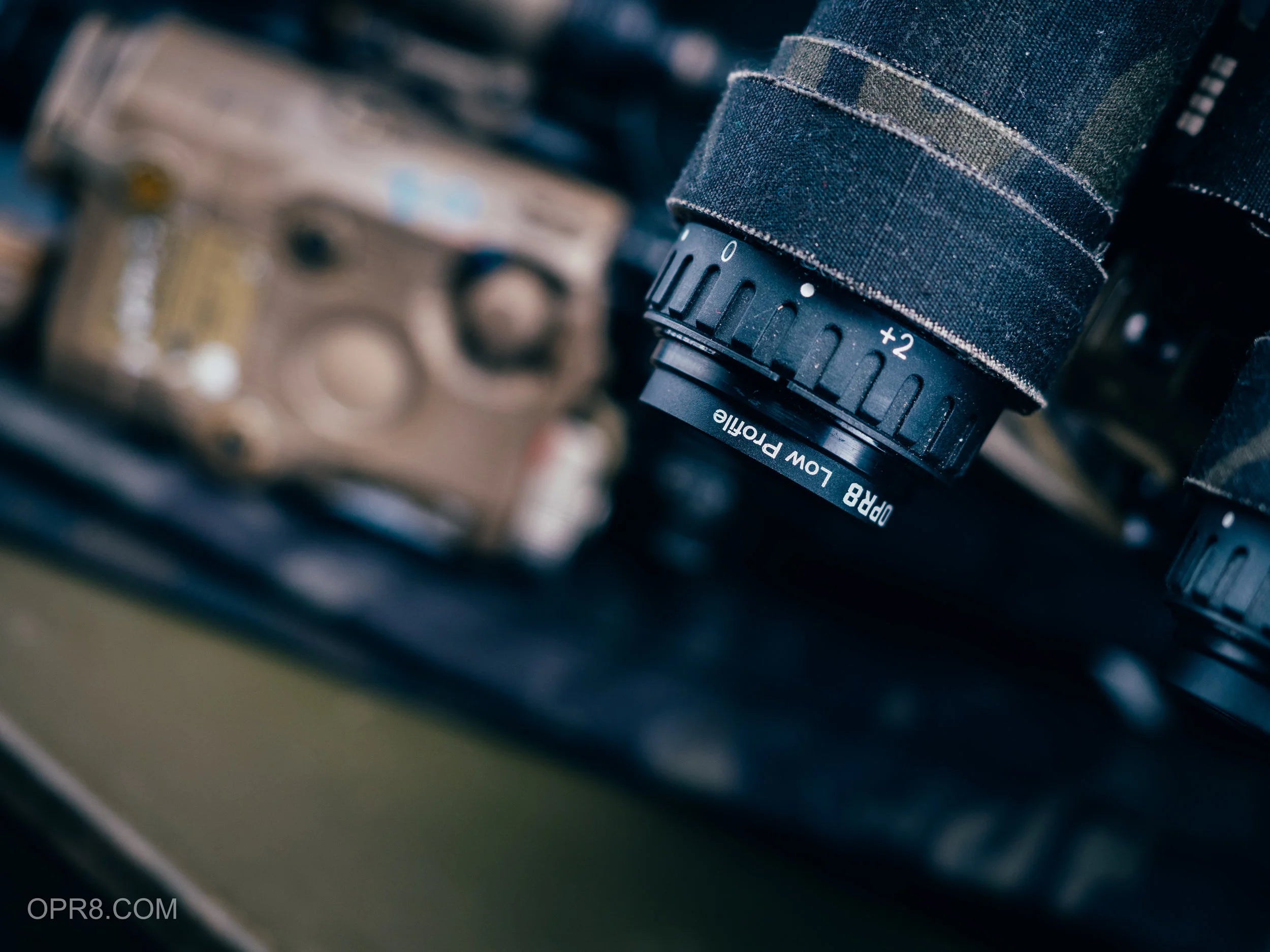 The OPR8 Low Profile Half-Amber Filter