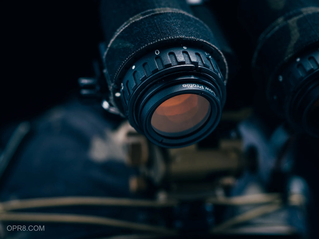 The OPR8 Low Profile Half-Amber Filter